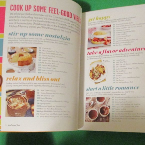 Cookbook Cooking Light Good Mood Food Recipes Softcover - Picture 3 of 9